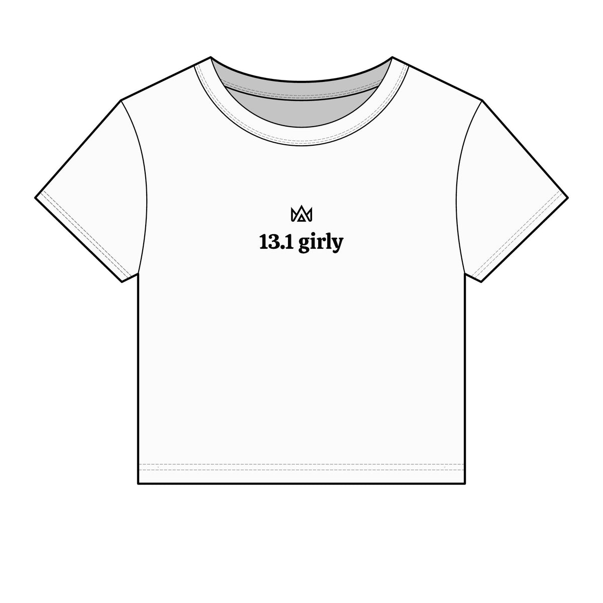 13.1 girly Women's Micro Rib Baby Tee