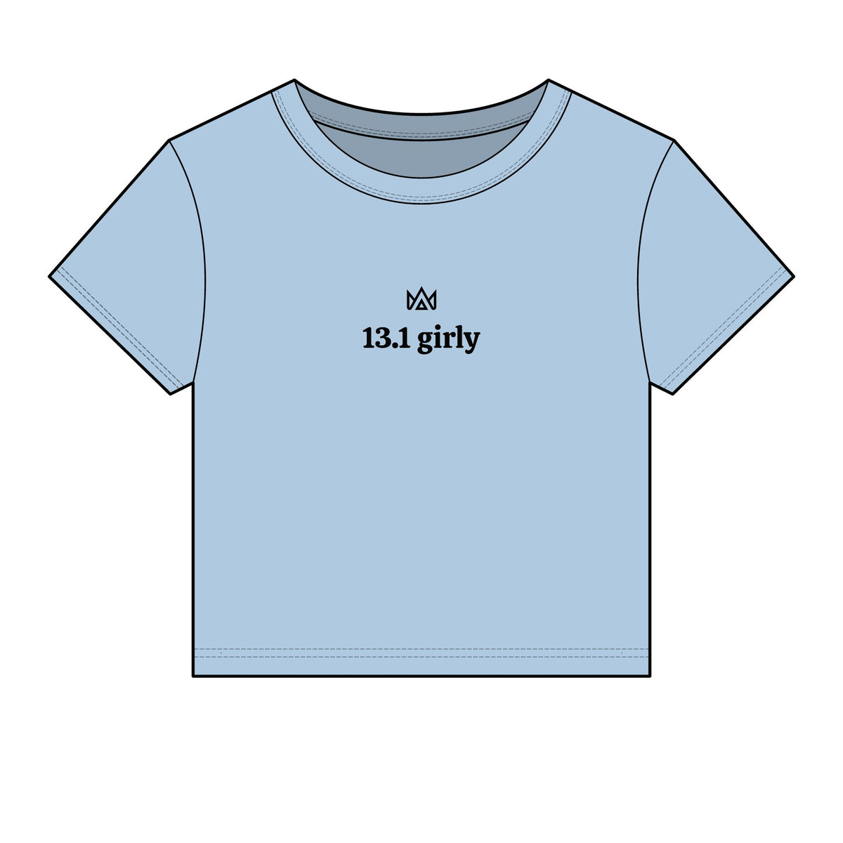 13.1 girly Women's Micro Rib Baby Tee