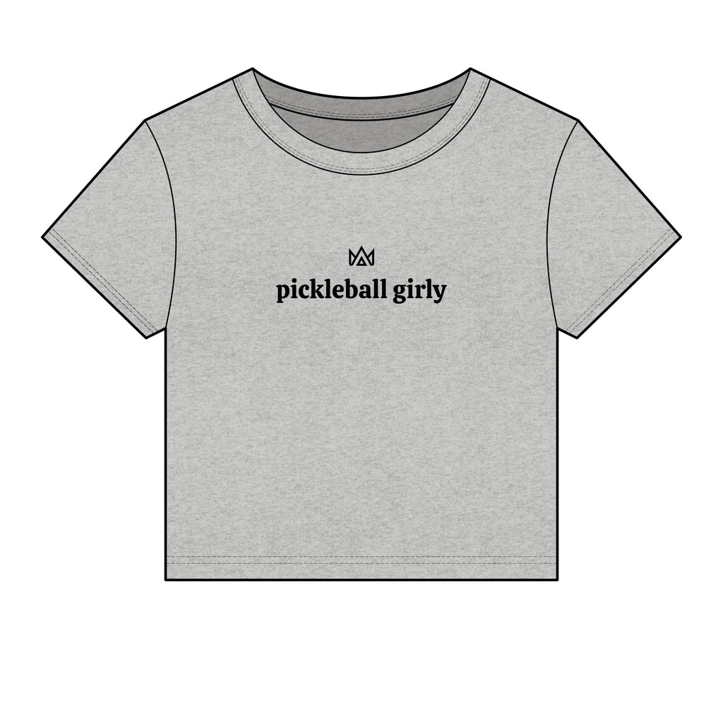 pickleball girly Women's Micro Rib Baby Tee