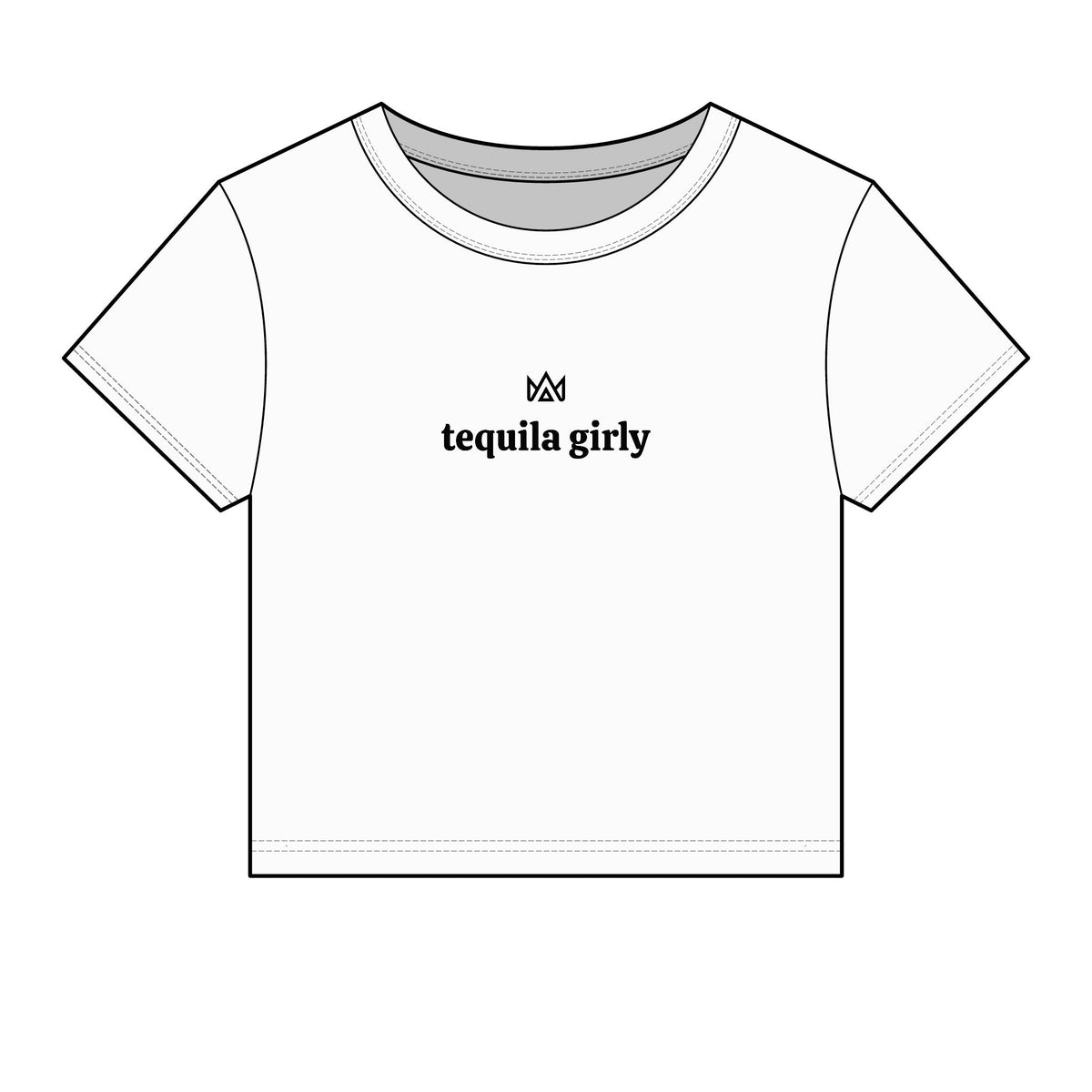 tequila girly Women's Micro Rib Baby Tee