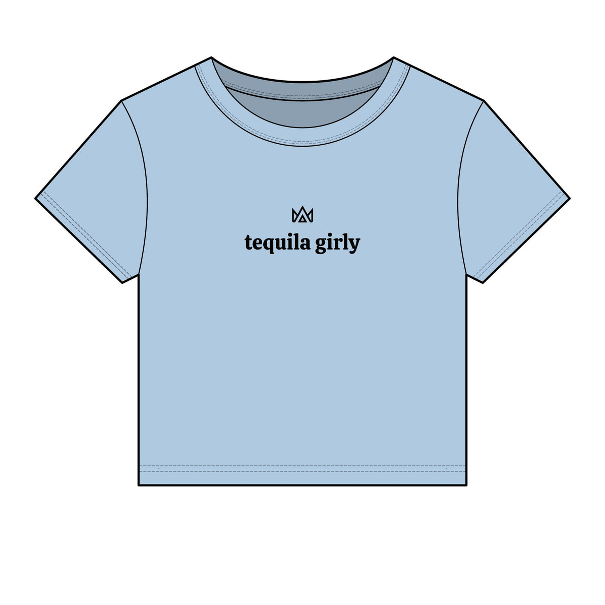 tequila girly Women's Micro Rib Baby Tee