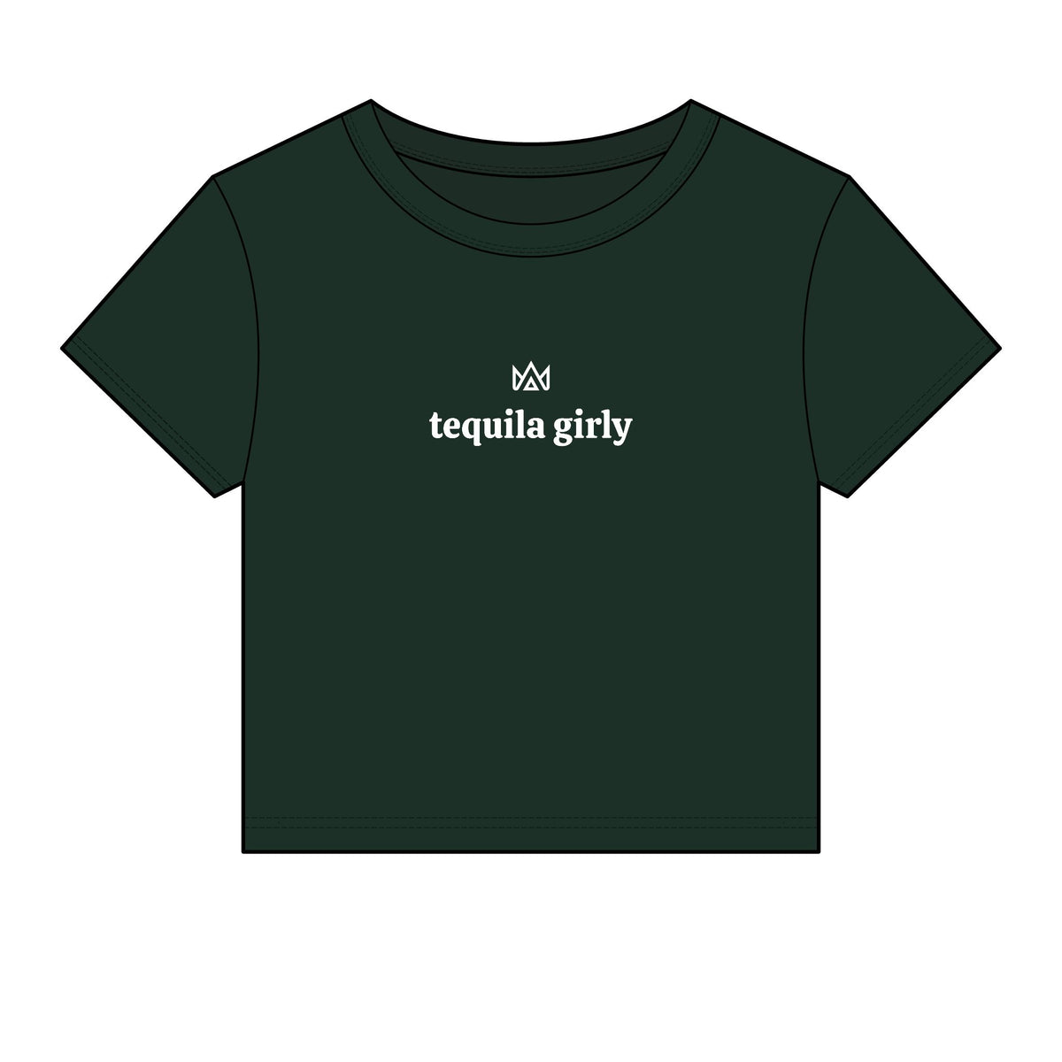 tequila girly Women's Micro Rib Baby Tee