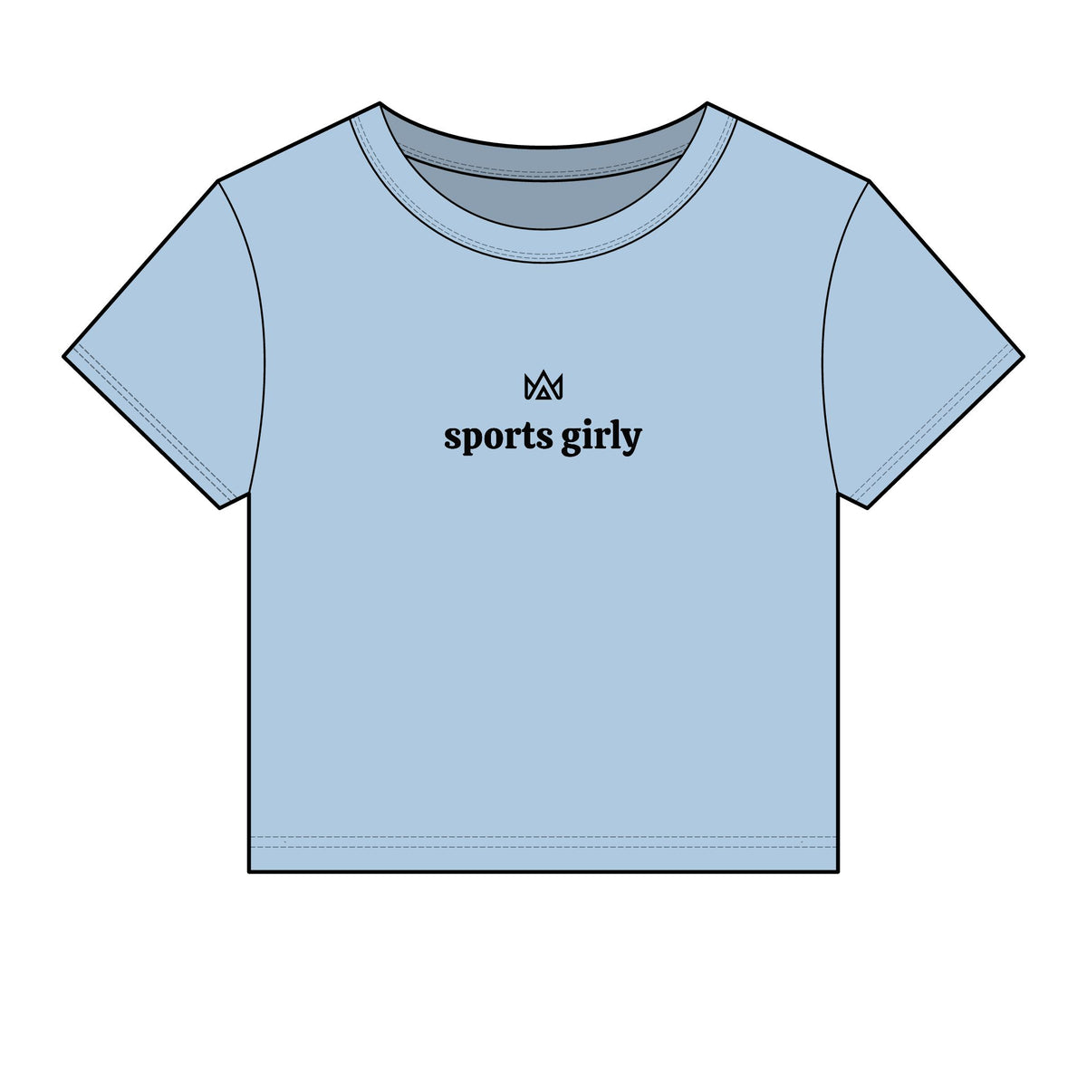 sports girly Women's Micro Rib Baby Tee