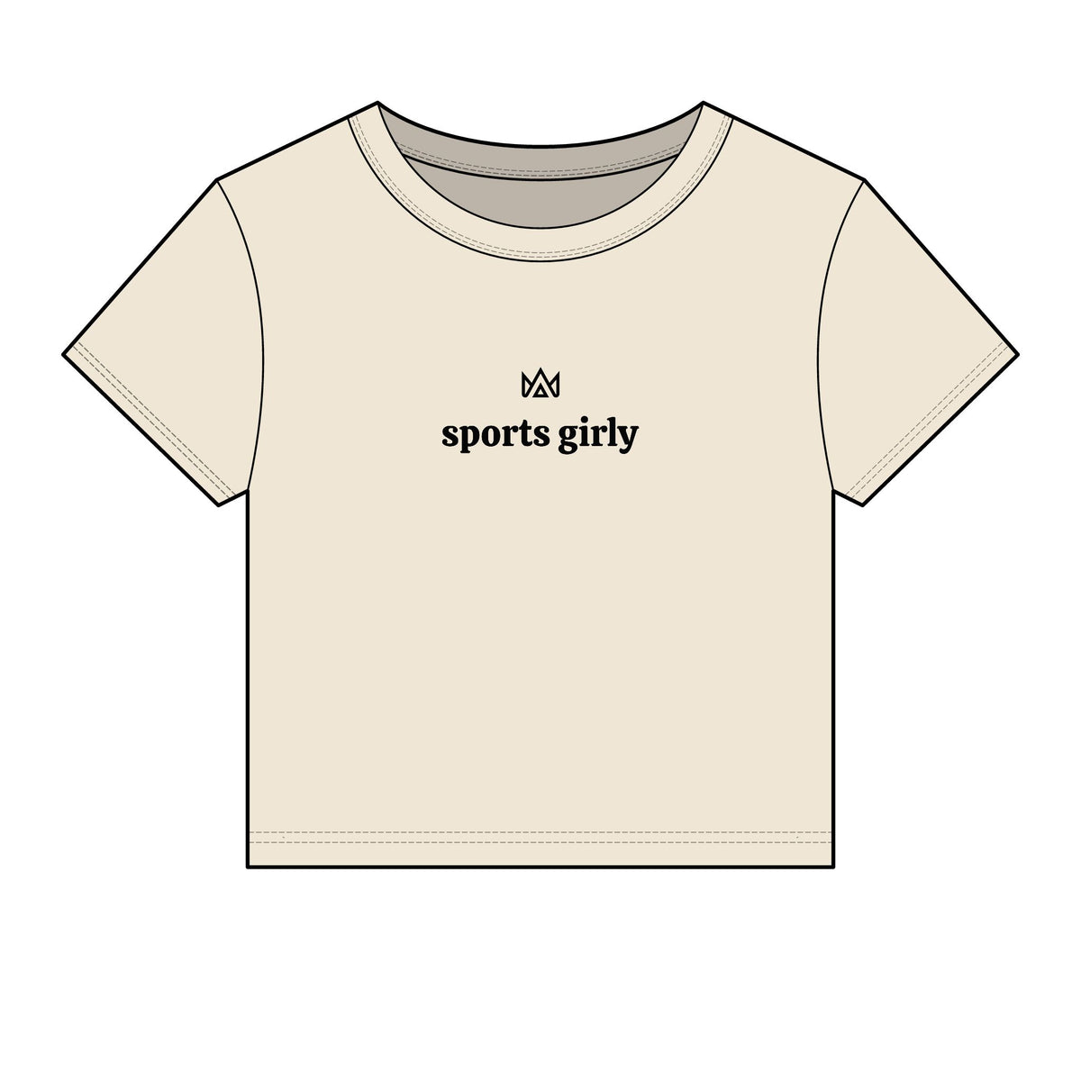 sports girly Women's Micro Rib Baby Tee
