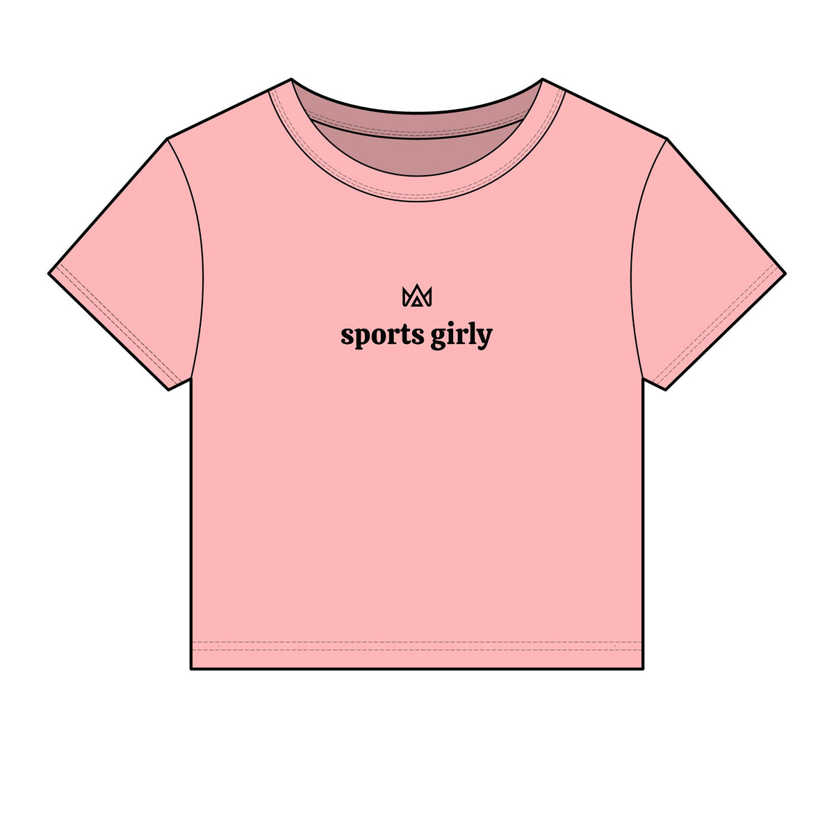 sports girly Women's Micro Rib Baby Tee