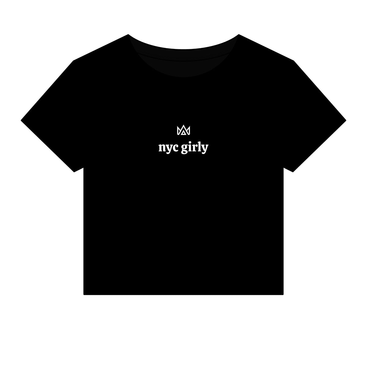 nyc girly Women's Micro Rib Baby Tee