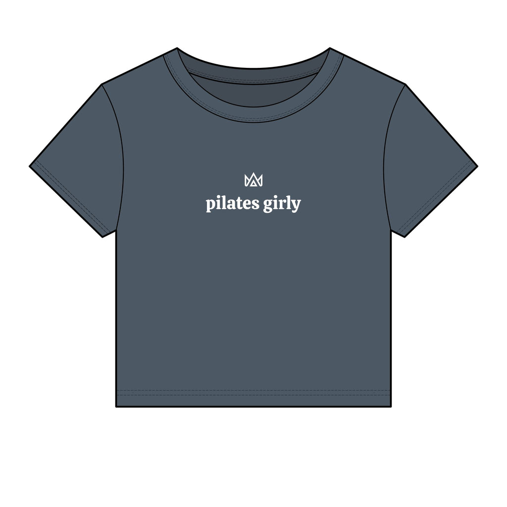 pilates girly Women's Micro Rib Baby Tee