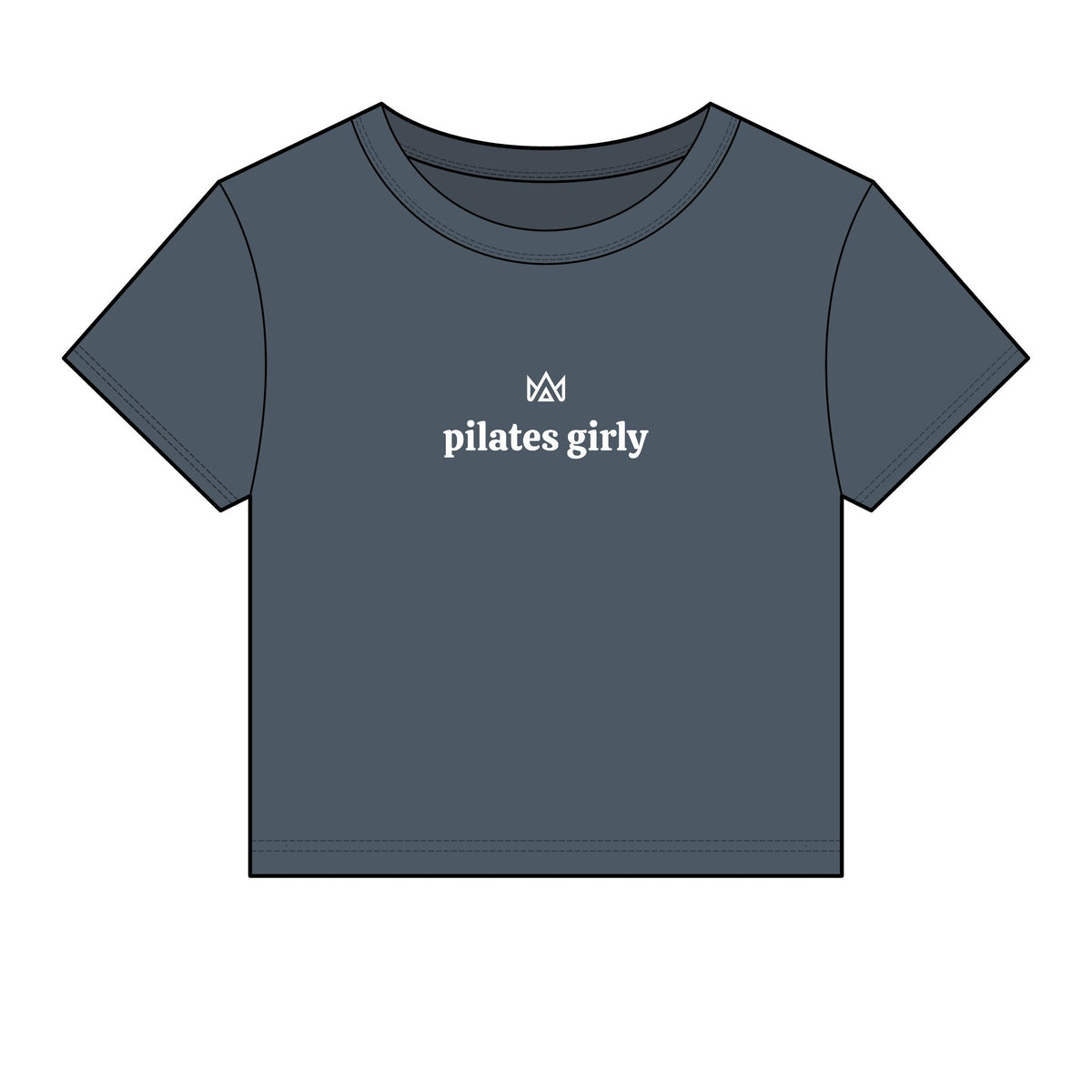 pilates girly Women's Micro Rib Baby Tee