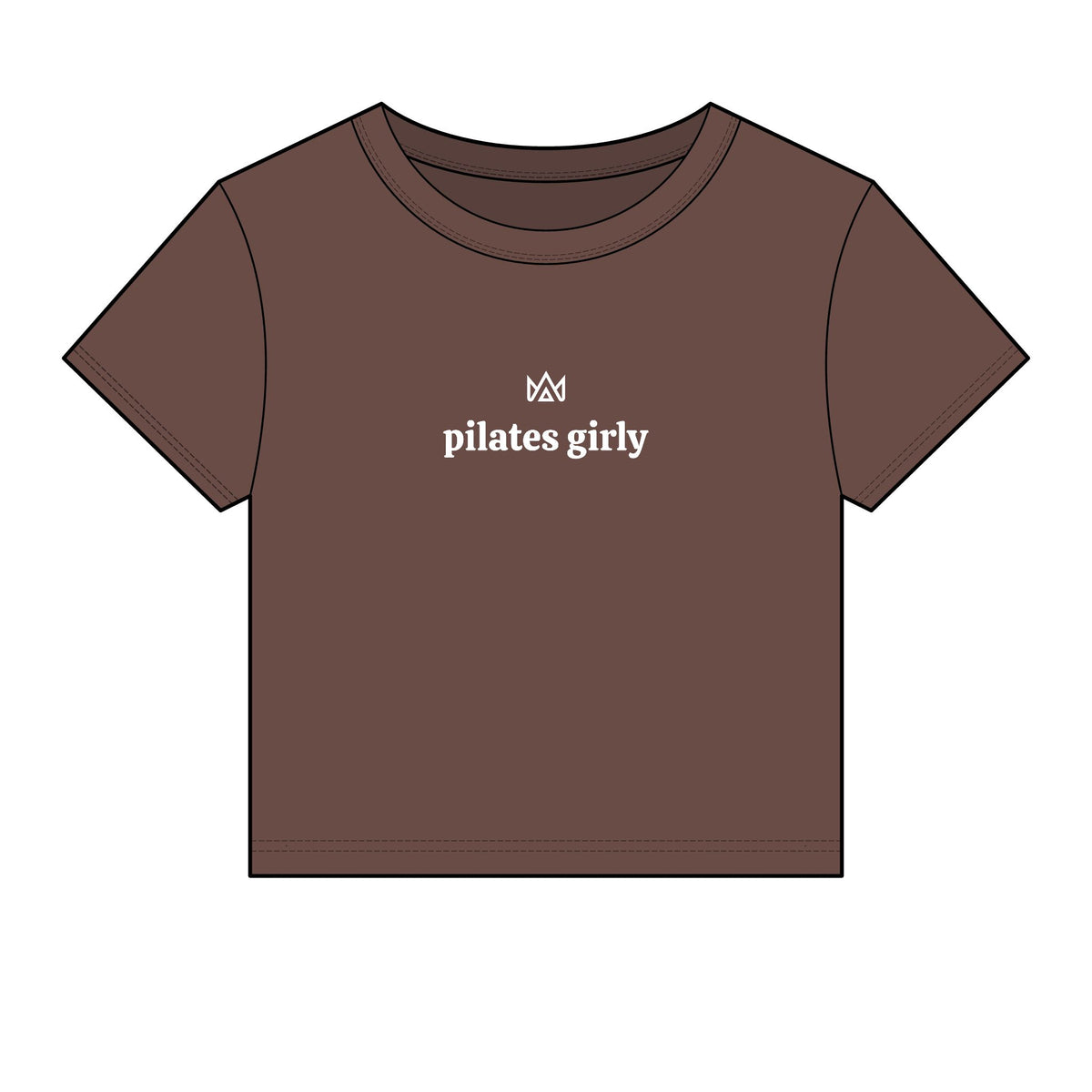 pilates girly Women's Micro Rib Baby Tee