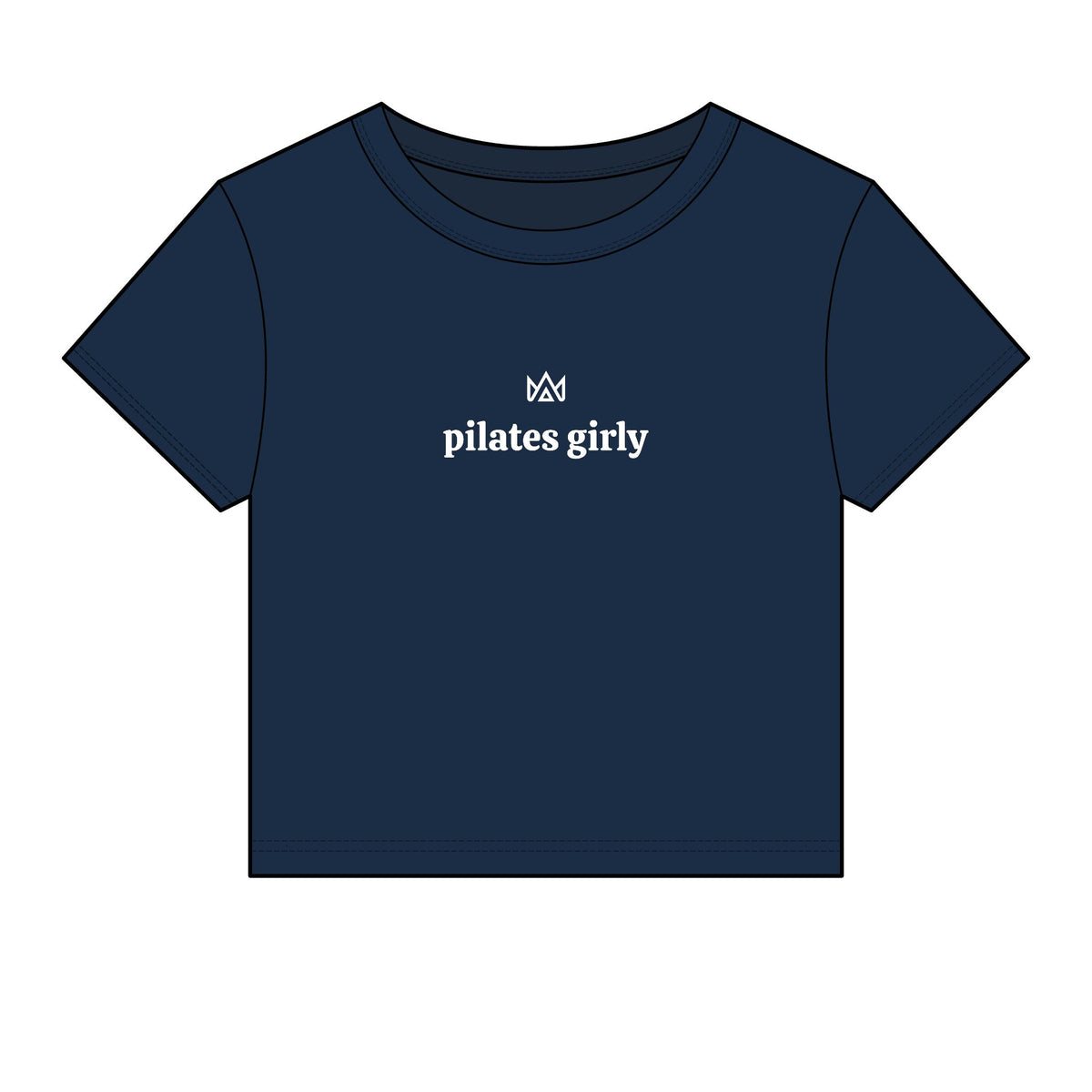 pilates girly Women's Micro Rib Baby Tee