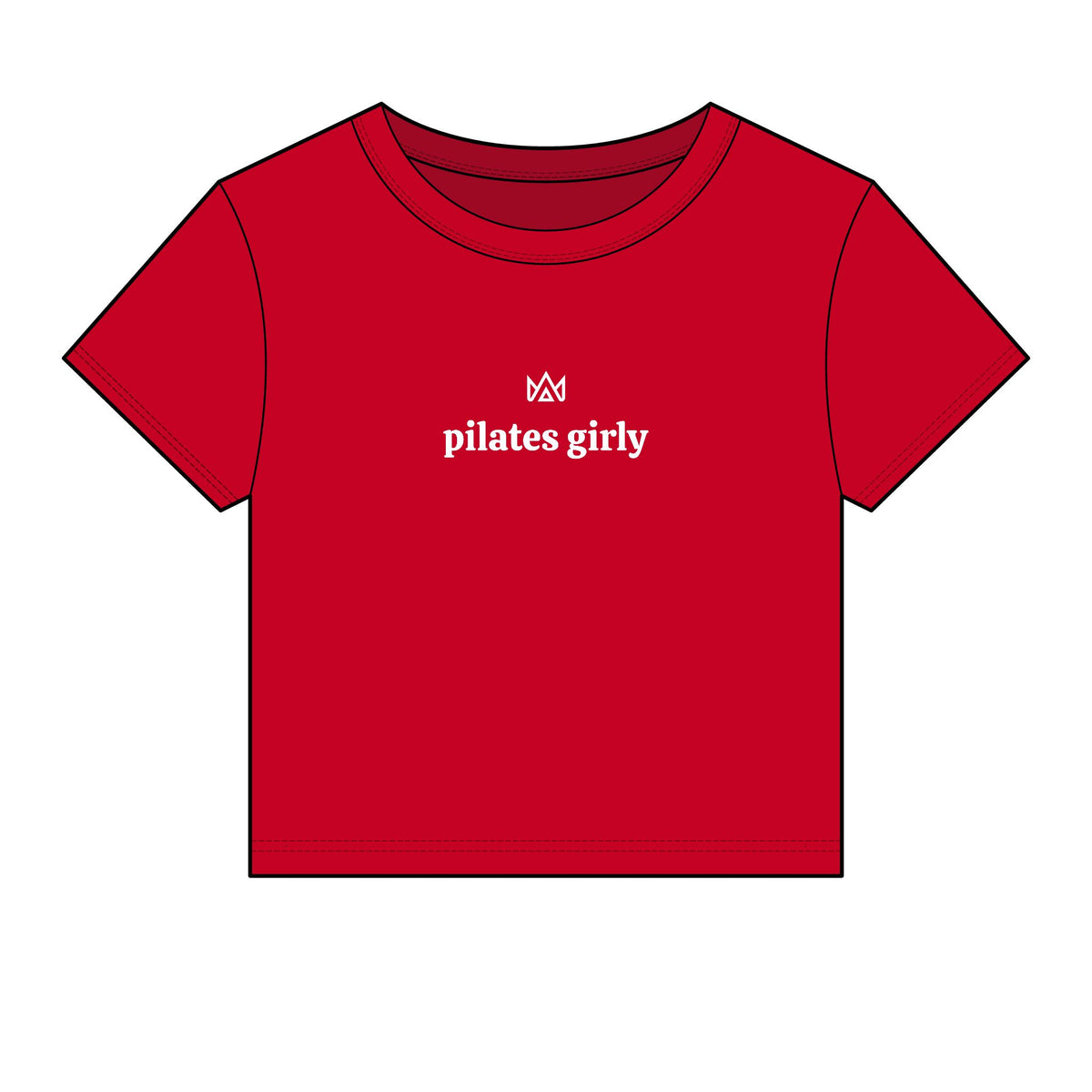 pilates girly Women's Micro Rib Baby Tee