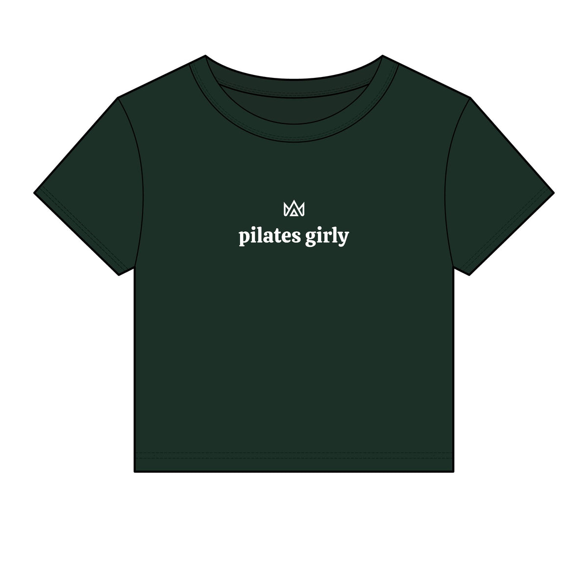 pilates girly Women's Micro Rib Baby Tee