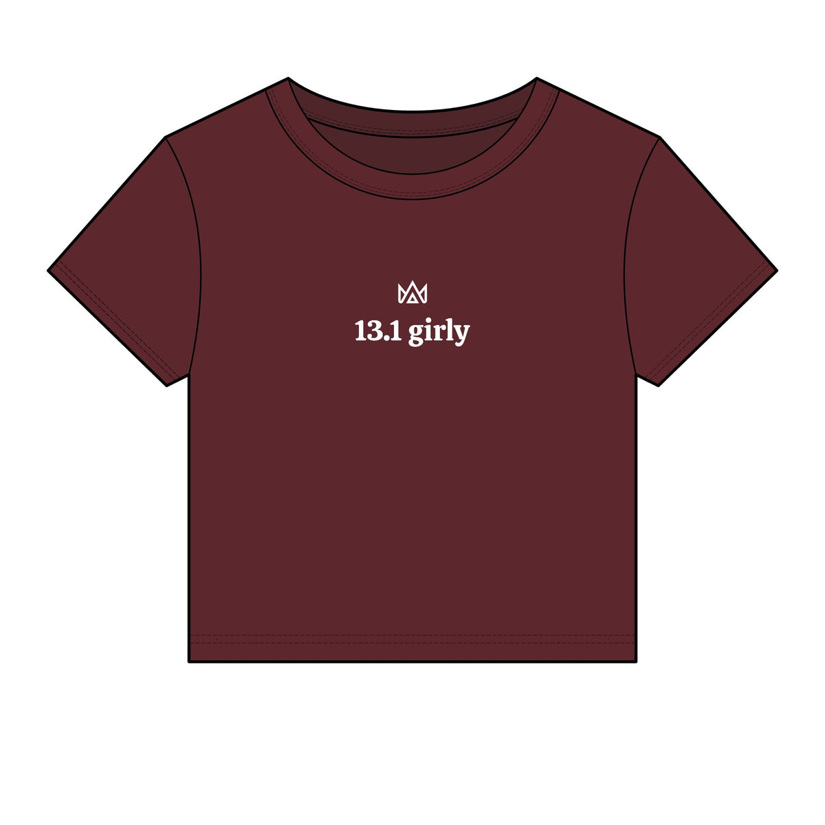13.1 girly Women's Micro Rib Baby Tee