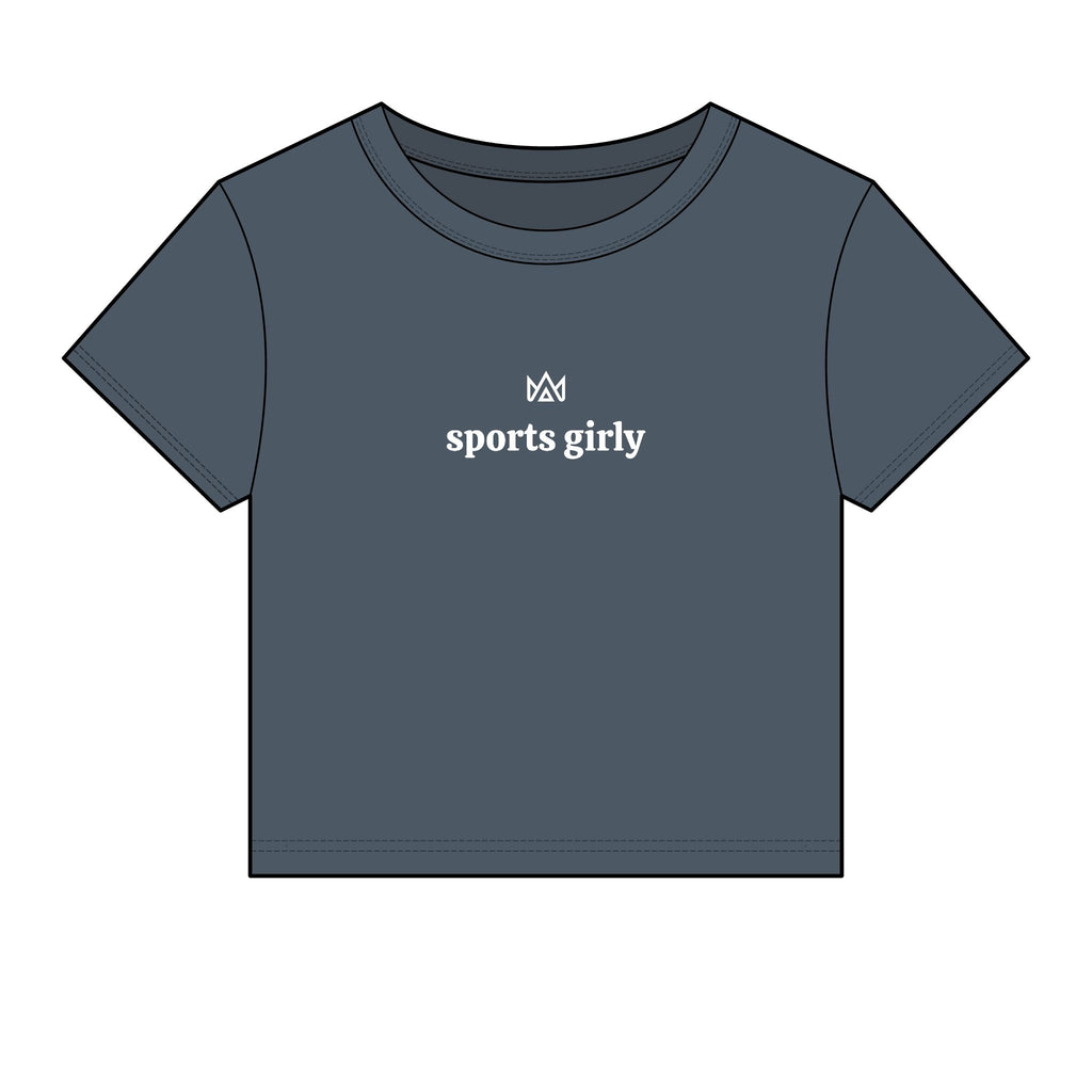 sports girly Women's Micro Rib Baby Tee