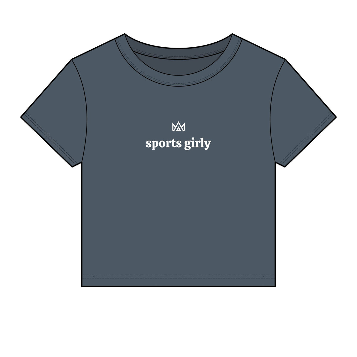 sports girly Women's Micro Rib Baby Tee