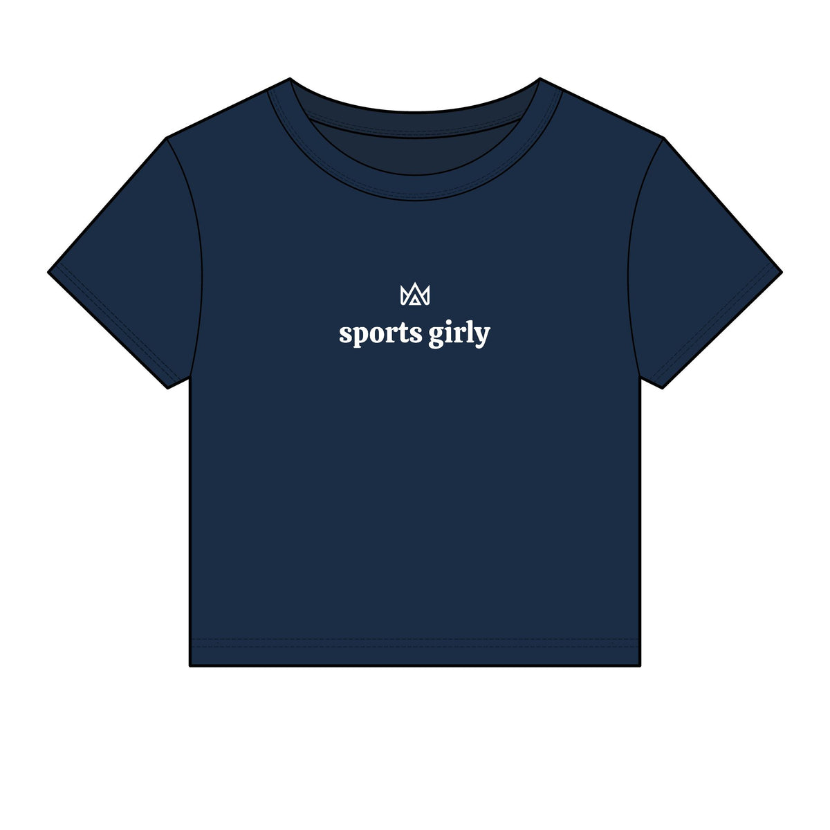 sports girly Women's Micro Rib Baby Tee