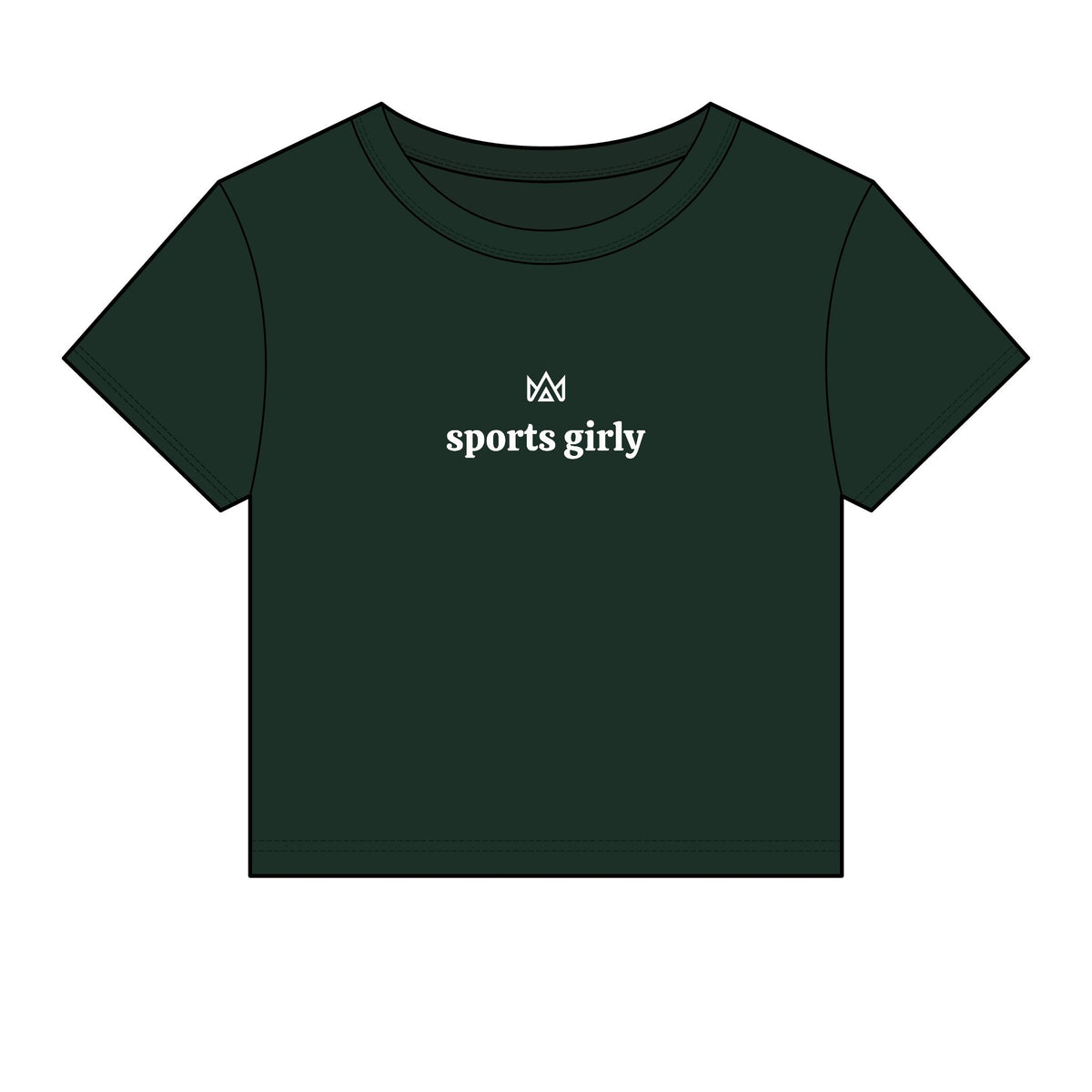 sports girly Women's Micro Rib Baby Tee