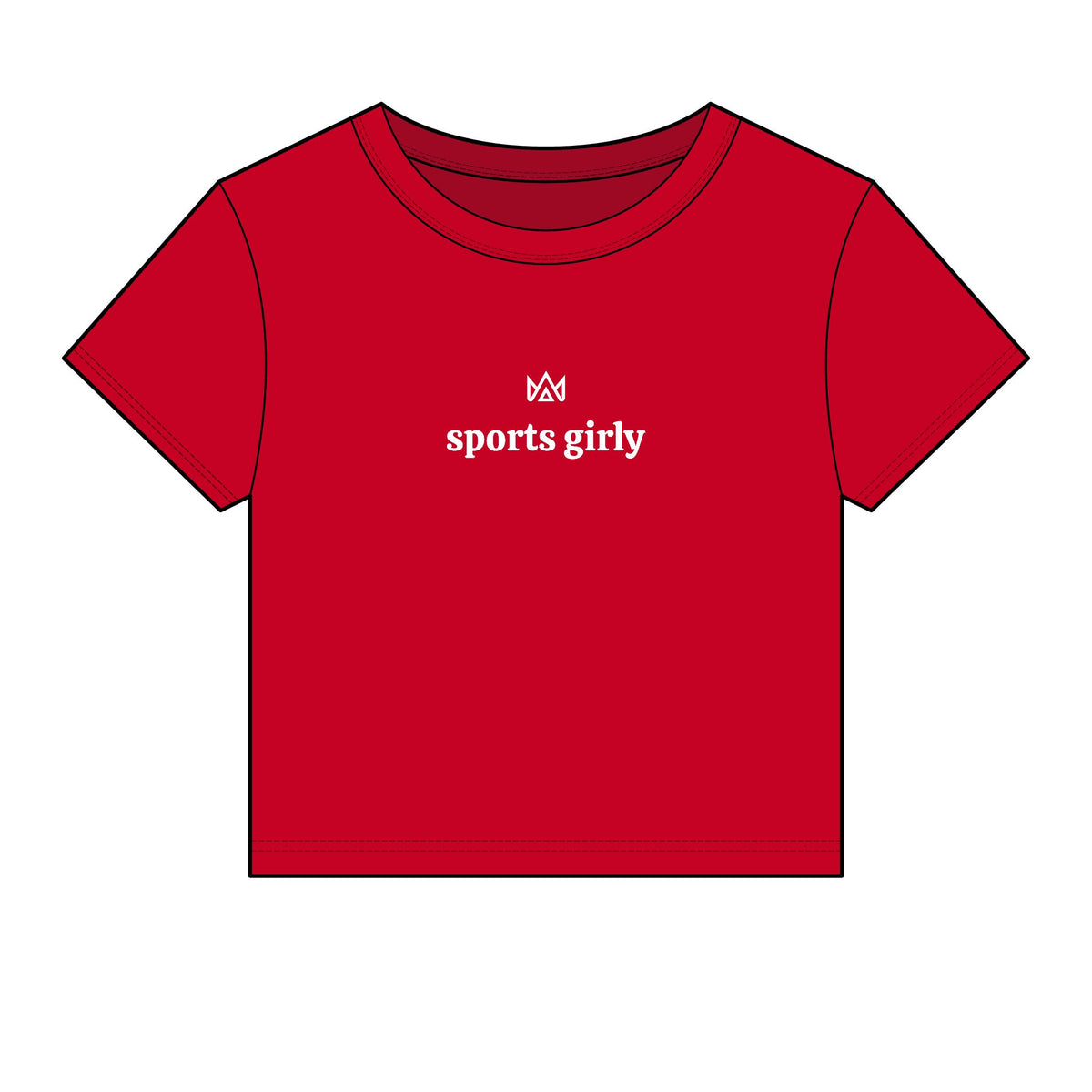 sports girly Women's Micro Rib Baby Tee