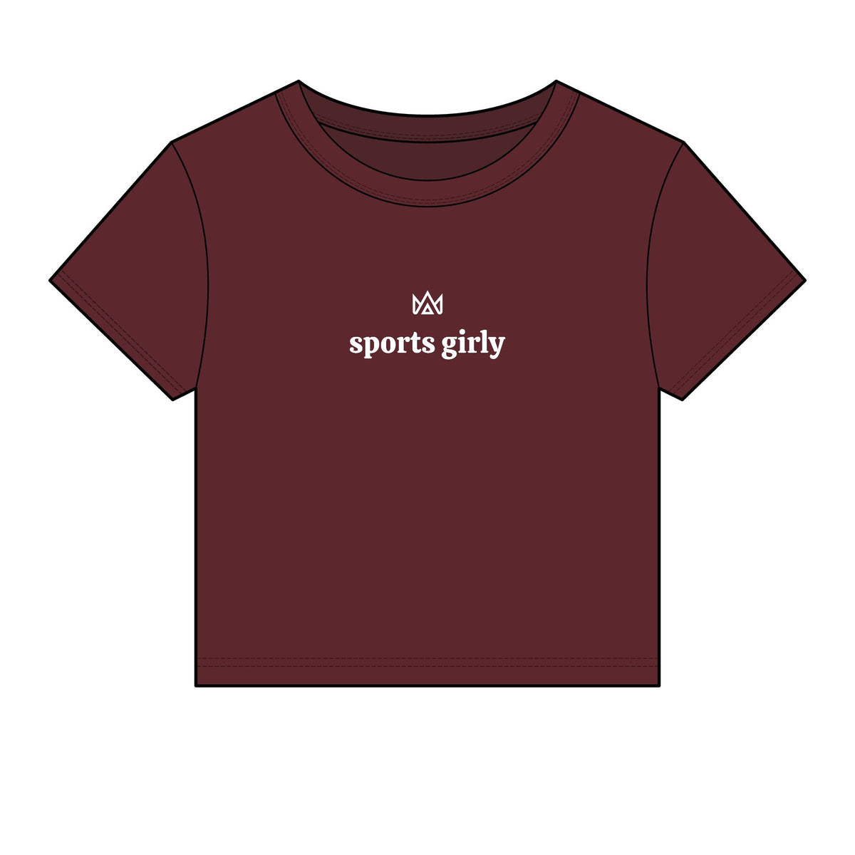 sports girly Women's Micro Rib Baby Tee