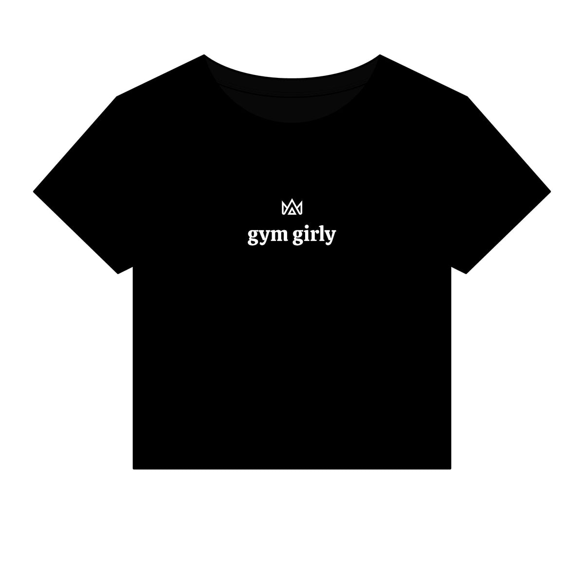 gym girly Women's Micro Rib Baby Tee