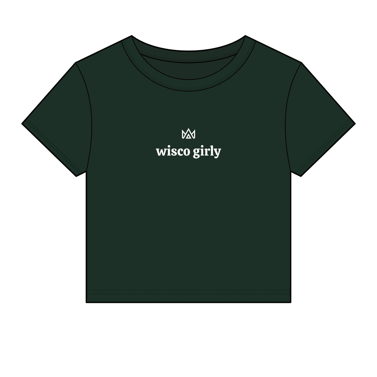 wisco girly Women's Micro Rib Baby Tee