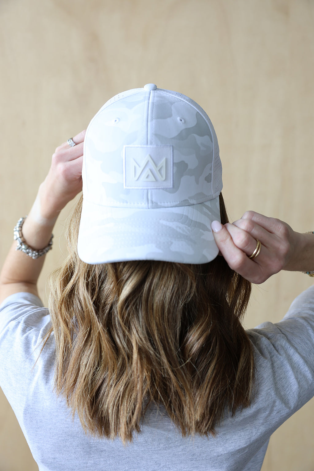 Logo White Camo Hat