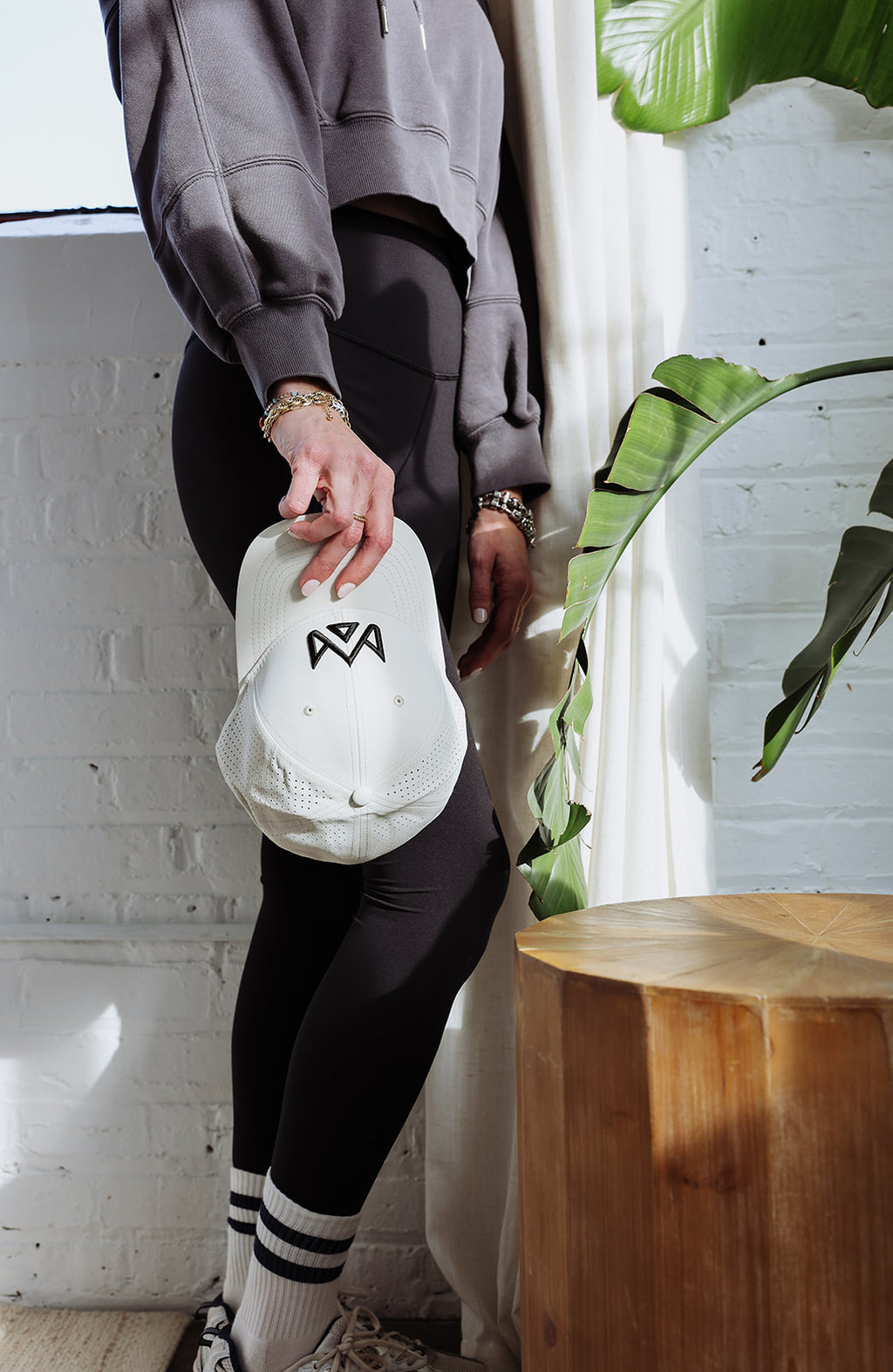 Stone and Black Rebel Leo logo hat