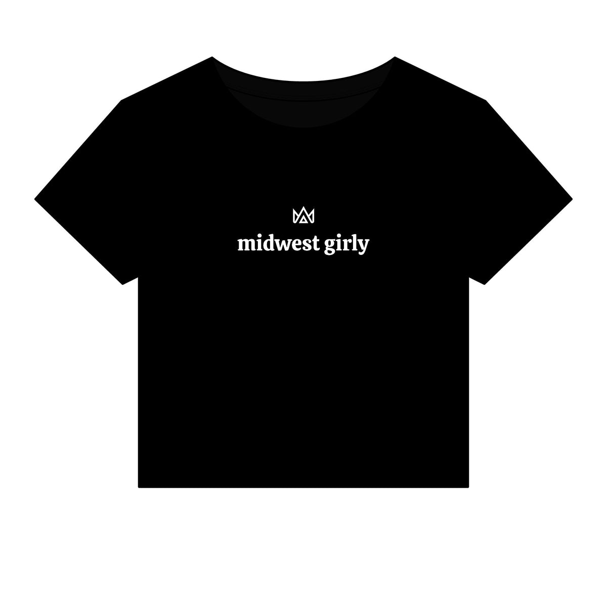 midwest girly Women's Micro Rib Baby Tee