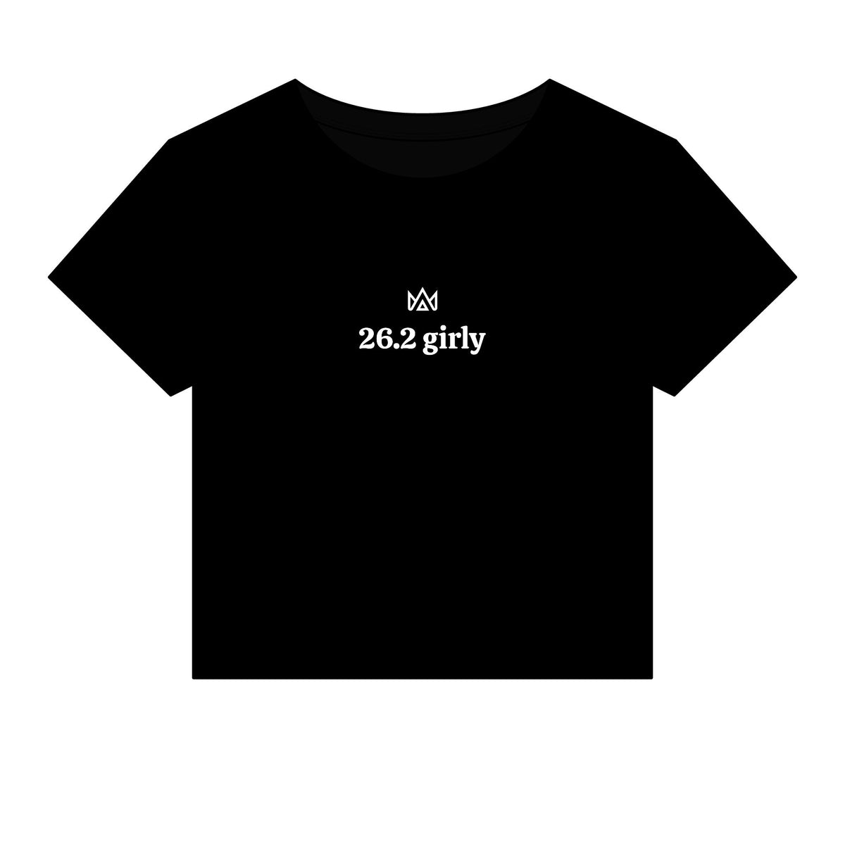 26.2 girly Women's Micro Rib Baby Tee