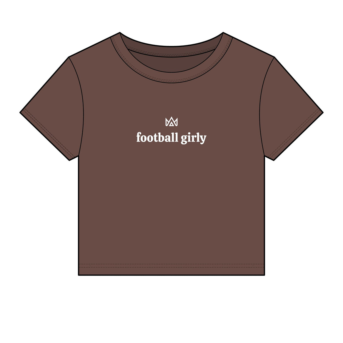 football girly Women's Micro Rib Baby Tee