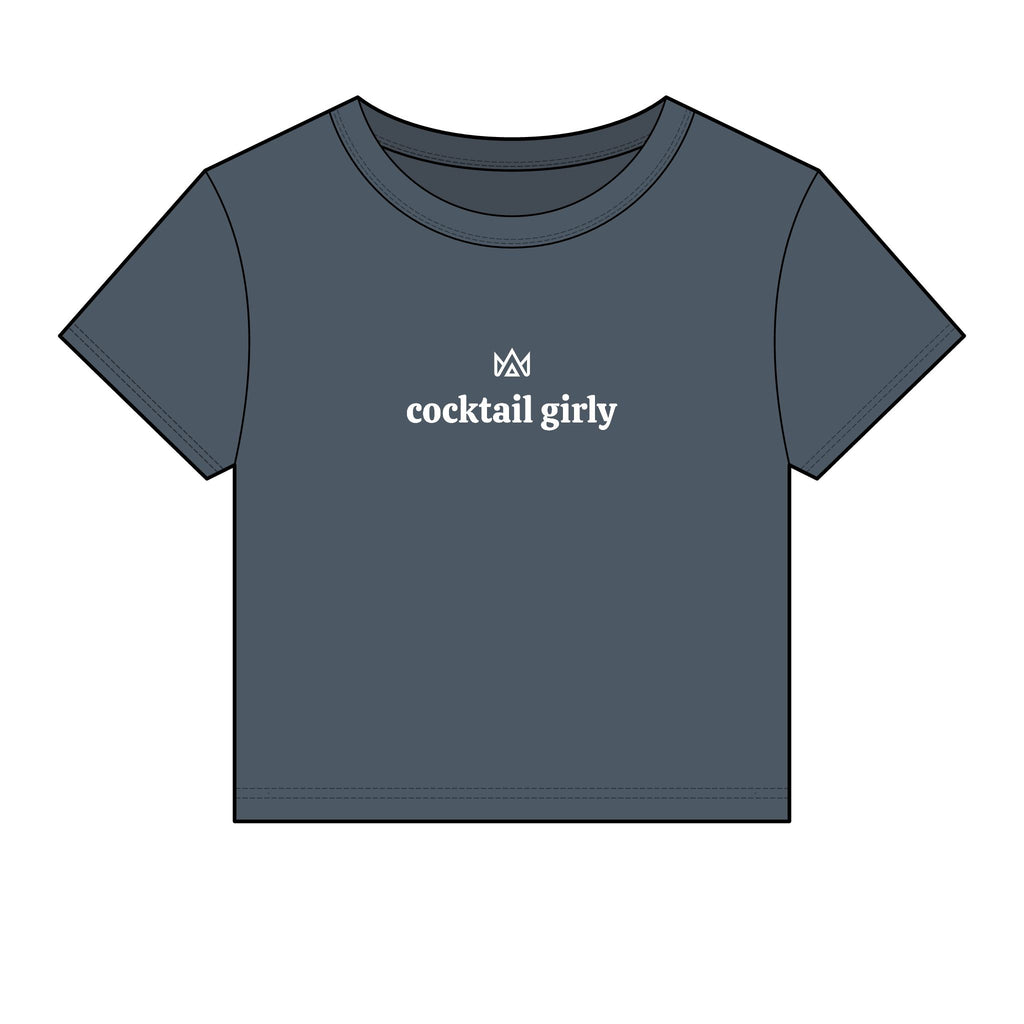 cocktail girly Women's Micro Rib Baby Tee