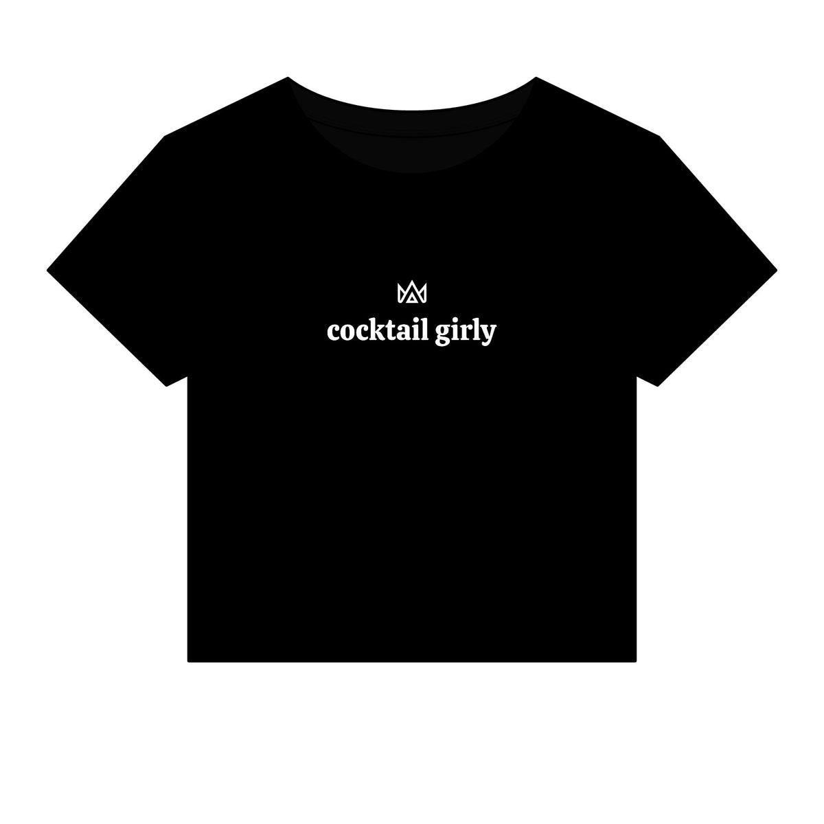cocktail girly Women's Micro Rib Baby Tee