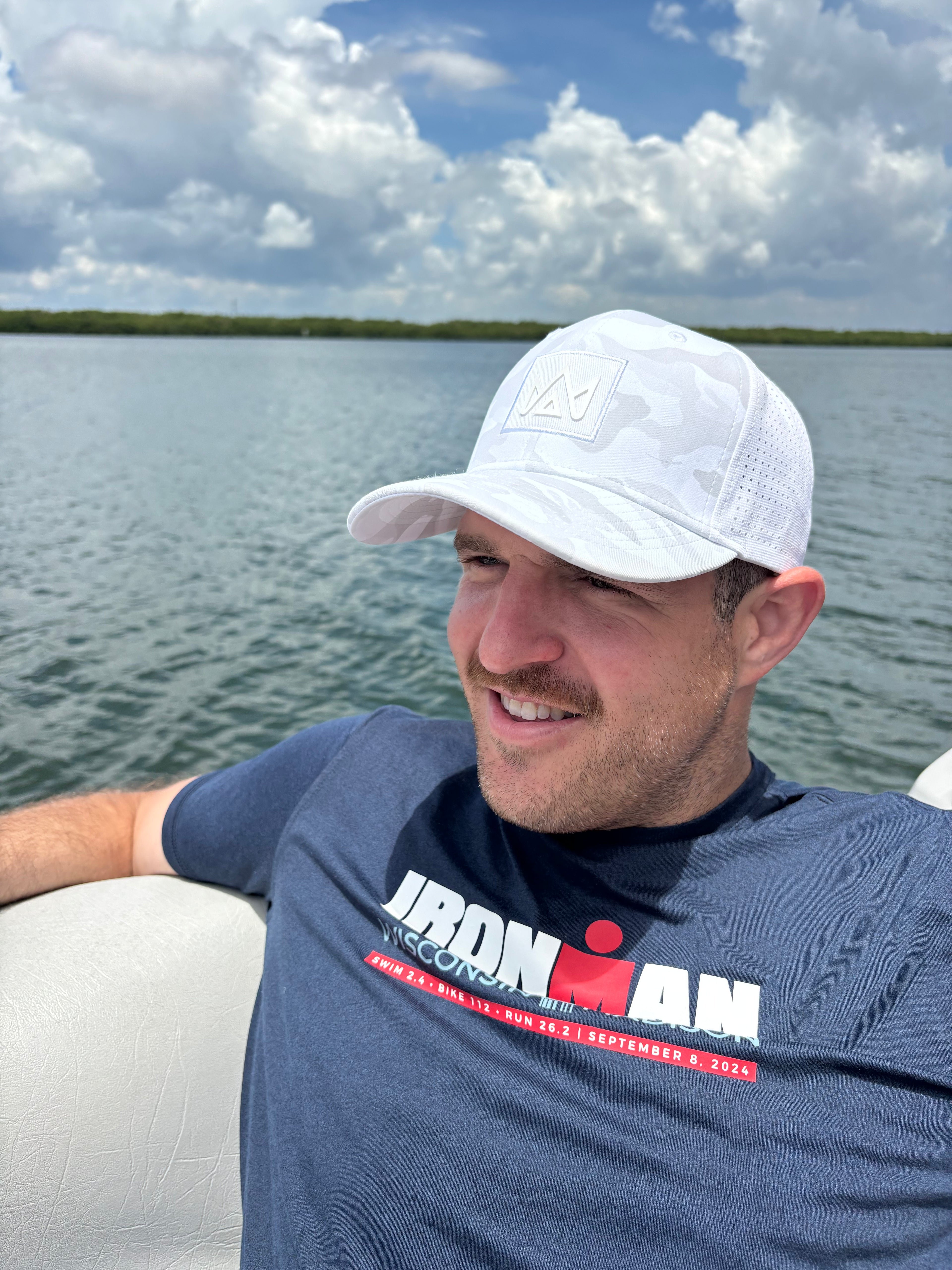 Logo White Camo Hat