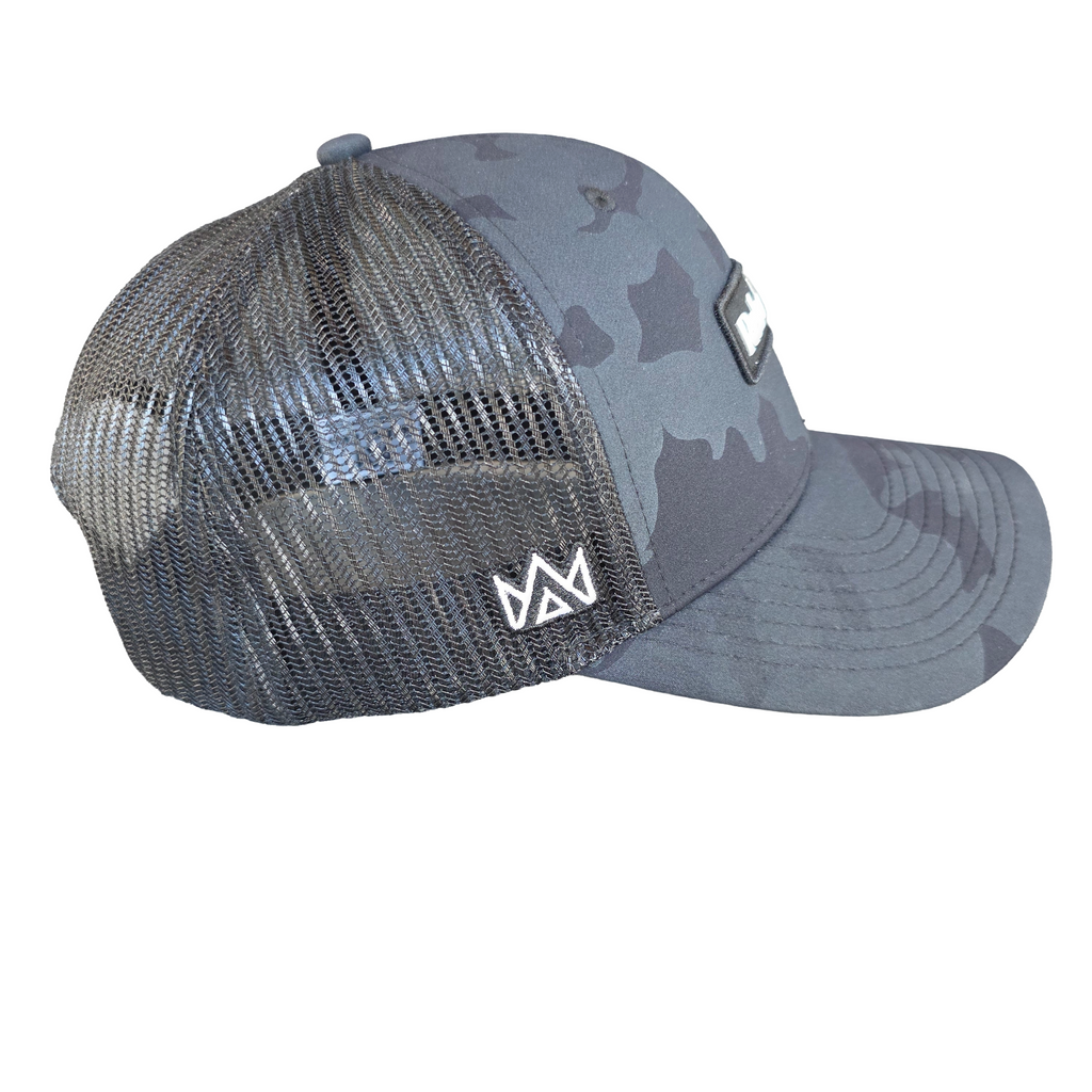 Rebel Leo Black Camo Hat